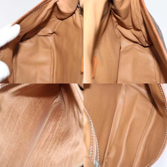 CELINE Macadam Canvas Shoulder Bag Pvc Brown - Picture 12 of 13